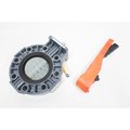 Hayward Flow Control Ppl Manual Pvc 4In Butterfly Valve BY140400VL